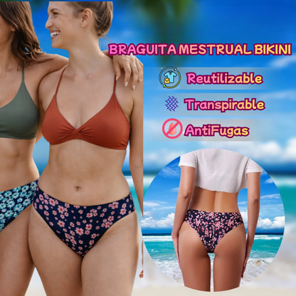 Braguita Menstrual tipo Bikini © 2026, BERIXI - Cómoda, Segura y Discreta