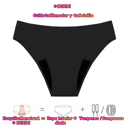 Braguita Menstrual tipo Bikini © 2026, BERIXI - Cómoda, Segura y Discreta